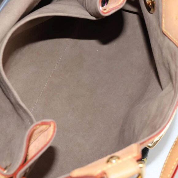 LOUIS VUITTON Monogram Multicolor Ursula Tote Bag Black M40124 LV Auth 138074V - Picture 9 of 16